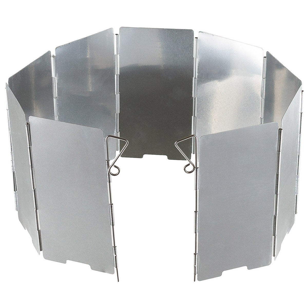 Pantalla antiviento plegable de 9 láminas para hornillos - vista del producto