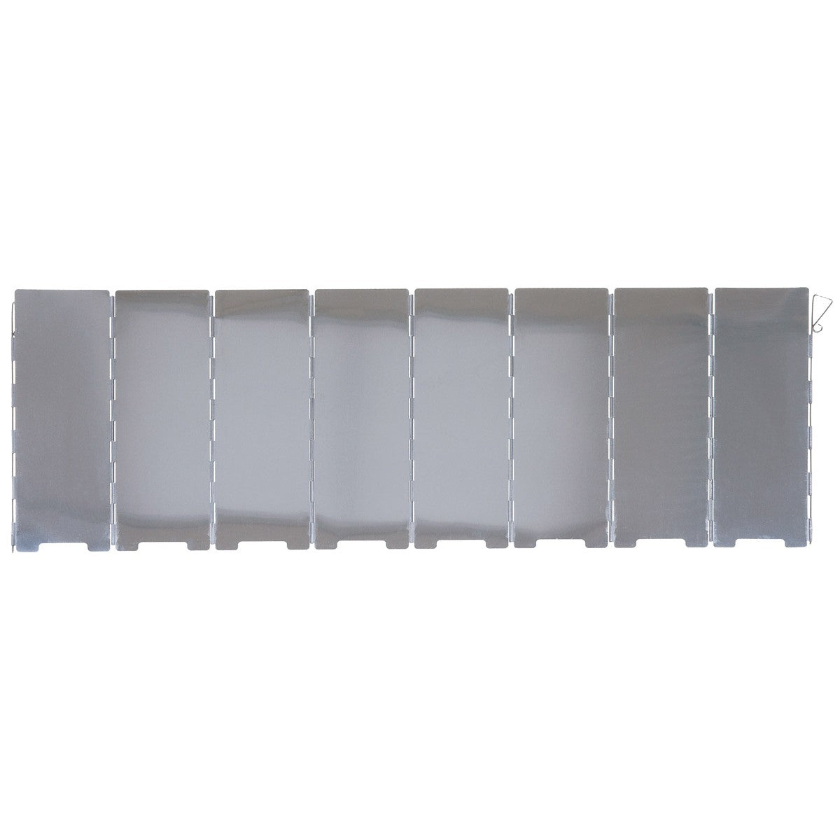 Pantalla cortavientos plegable 8 aletas para hornillo de camping