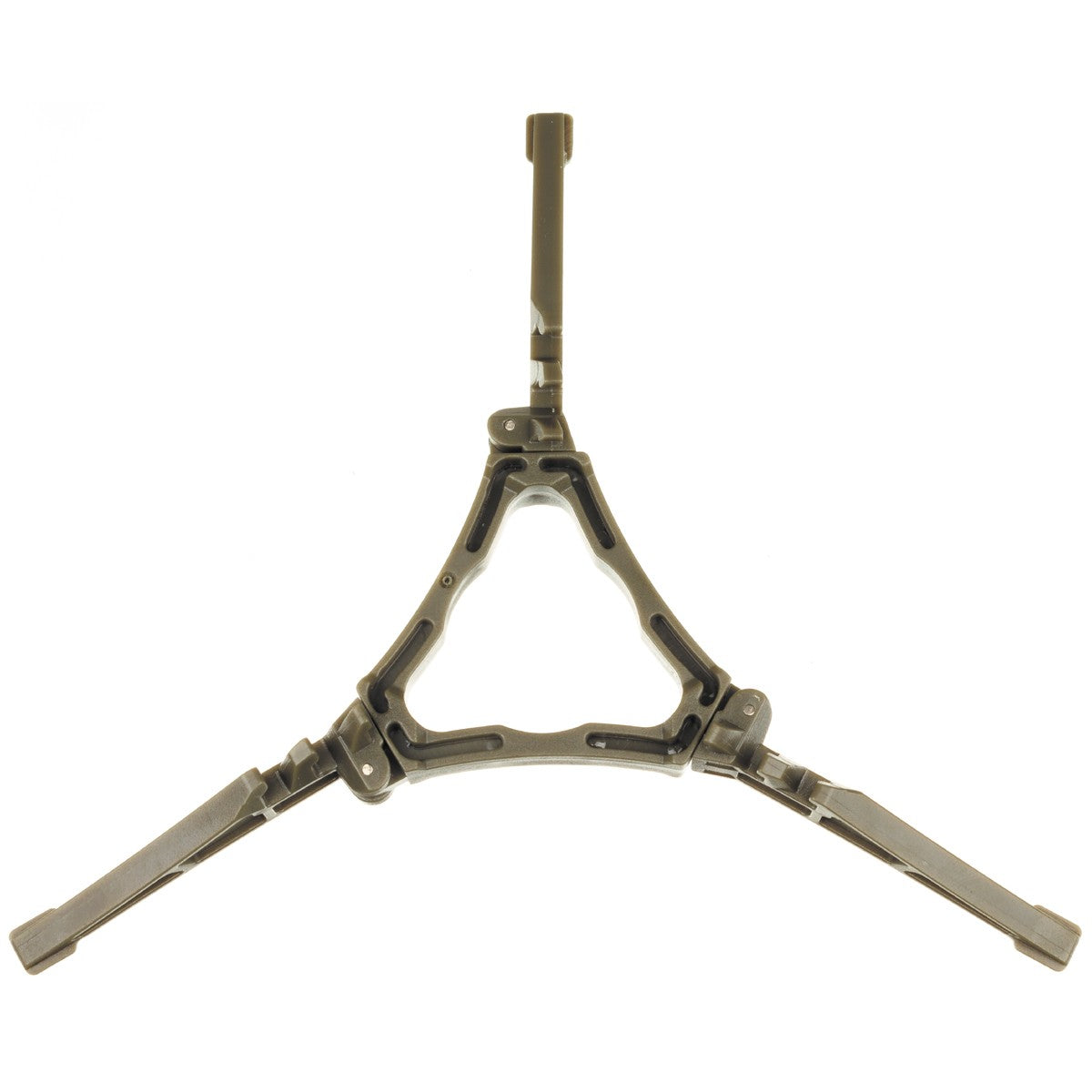 Soporte plegable para cartuchos de gas con 3 patas y ranuras para estabilidad