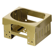 Hornillo plegable MFH de tres piezas con cortavientos y soportes, sin combustible