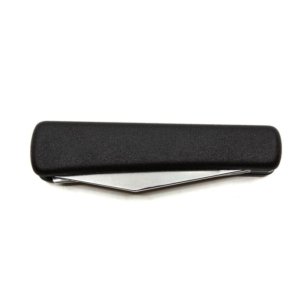 Cuchillo de pesca NH-5B con hoja de acero inoxidable 420, mango plástico negro y funda de PVC