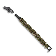 Pulsera PARACORD CAMO con hebilla ajustable, hecha de cuerda de paracaídas resistente