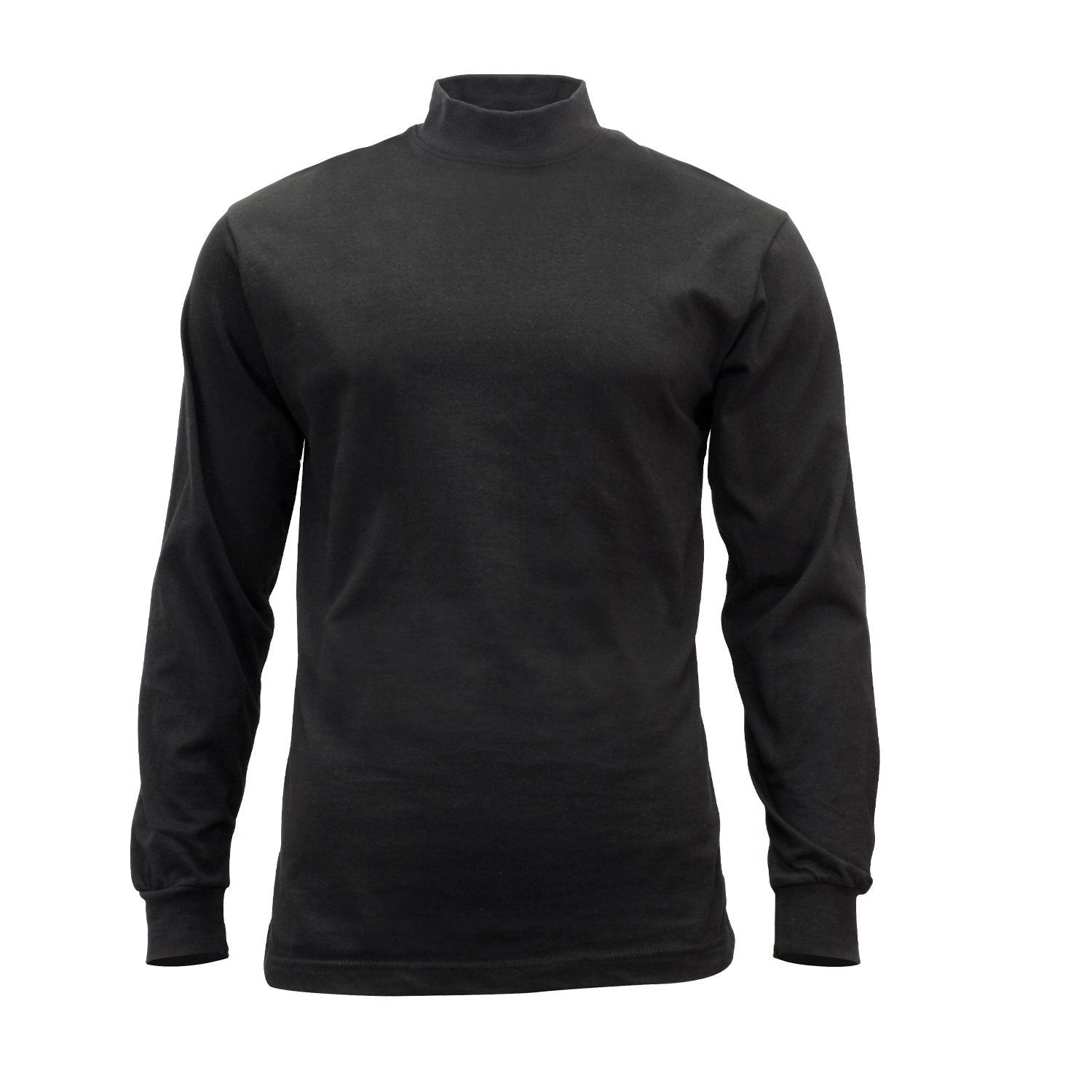 Jersey cuello alto mock negro Rothco