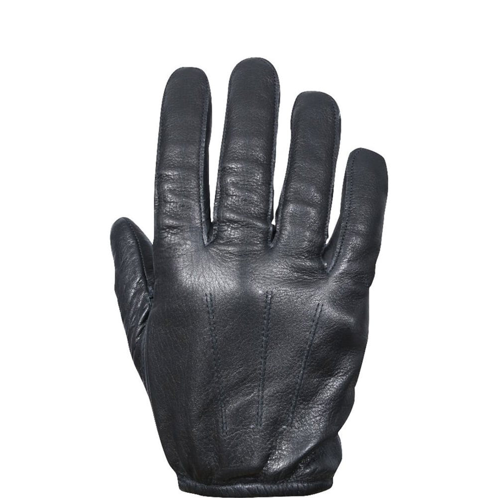Guantes POLICE KEVLAR negros de cuero con forro kevlar Rothco