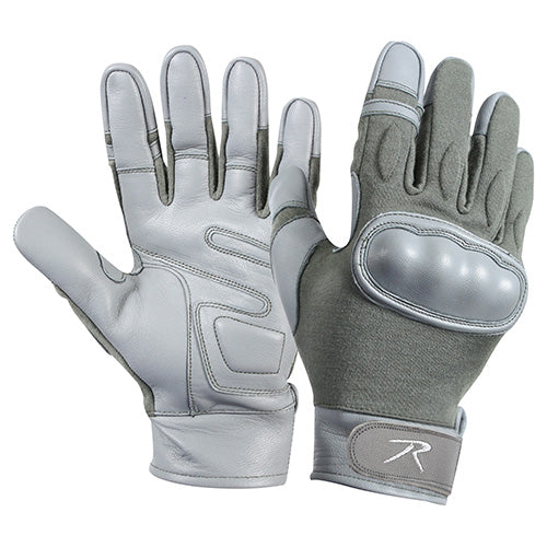 Guantes tácticos Hard Knuckle de Rothco con protección de nudillos, resistentes al fuego y a cortes