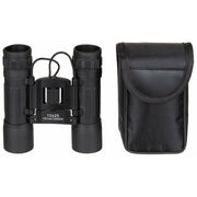 Prismáticos MFH 10x25 plegables negros