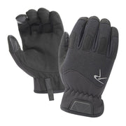 Guantes Rapid Fit Duty negros con refuerzos en nudillos y elementos reflectantes
