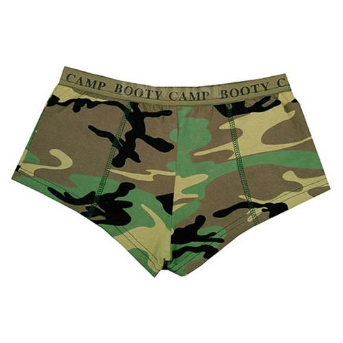 Braguitas BOOTY CAMP Woodland con logo trasero y banda elástica, algodón y spandex