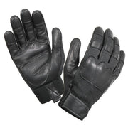 Guantes tácticos negros Rothco, ligeros con protección de nudillos y resistencia al corte y al fuego