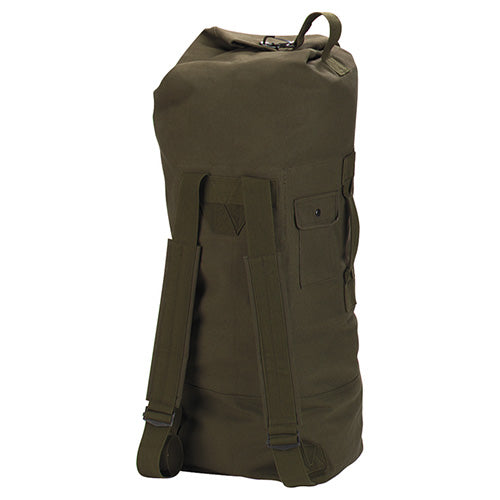 Saco marinero de algodón GI TYPE COYOTE con dos tirantes, bolsillo con snap y asa de transporte