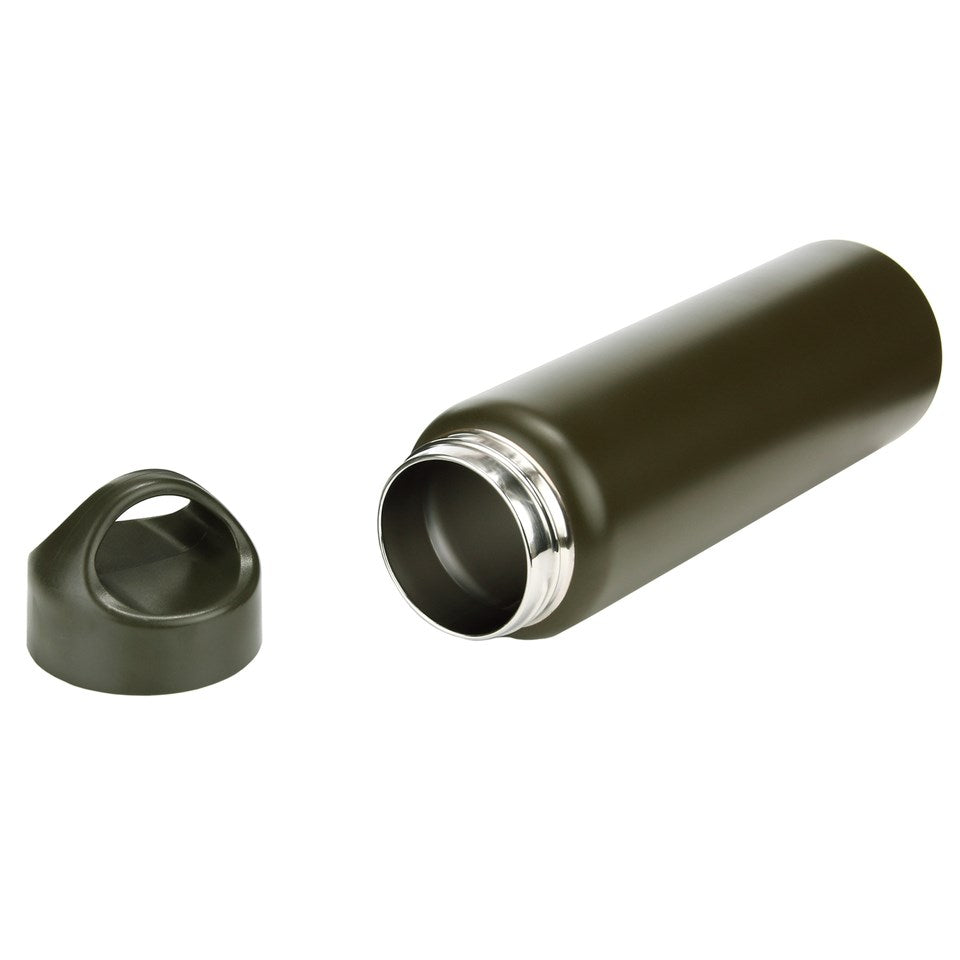 Termo FLASK acero inoxidable 500 ml verde oscuro