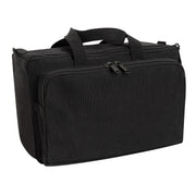 Bolsa SHOOTING RANGE negra para arma corta con bolsillo y ojales para cargadores