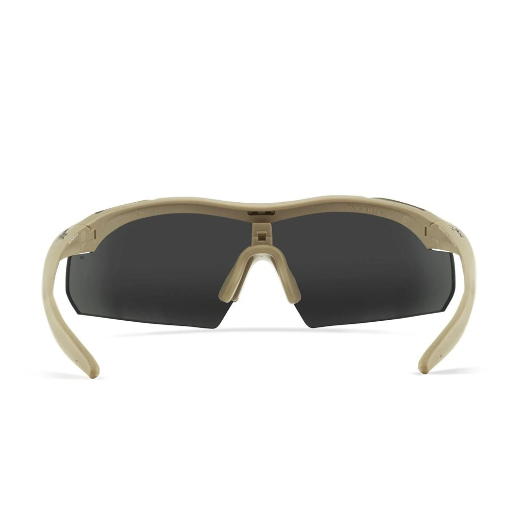 Gafas de tiro WX VAPOR con marco negro y juego de 3 lentes