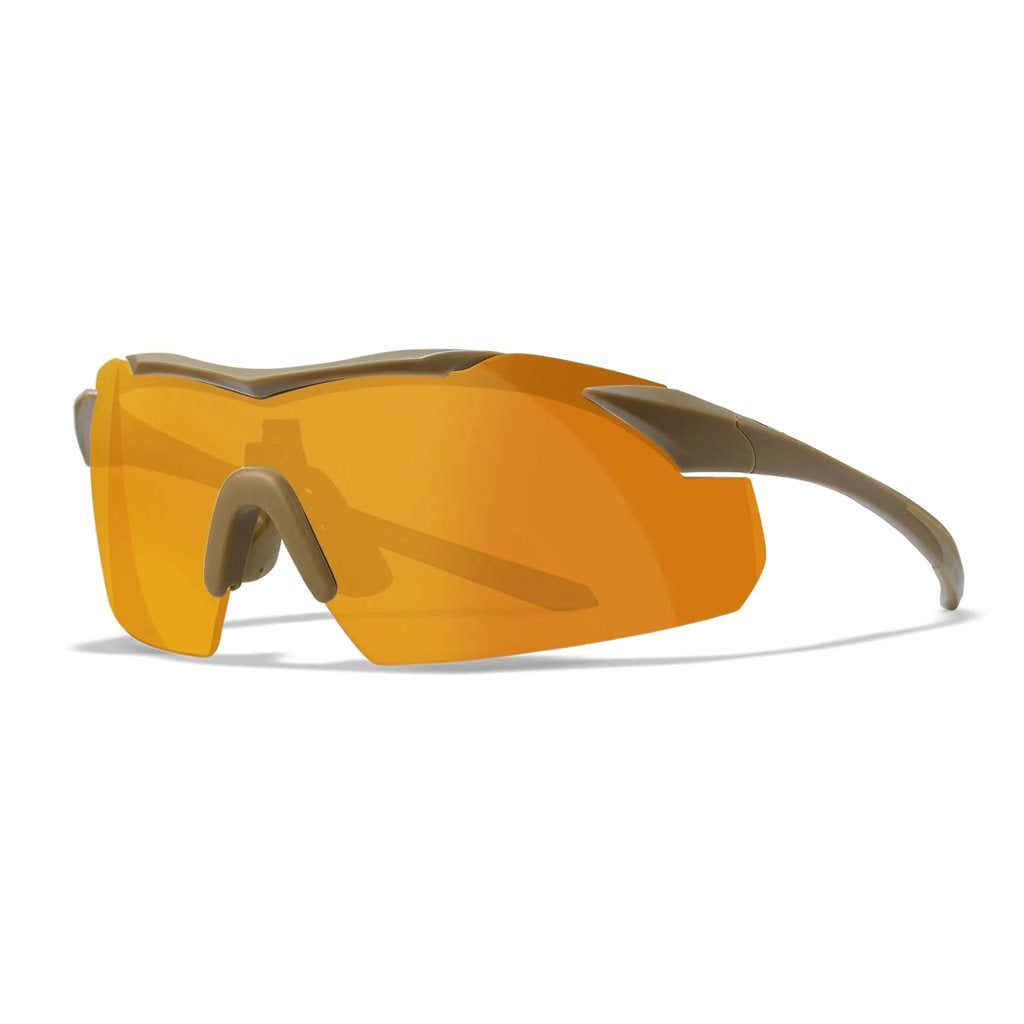 Gafas de tiro WX VAPOR con marco negro y juego de 3 lentes