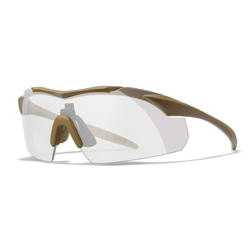 Gafas de tiro WX VAPOR con marco negro y juego de 3 lentes