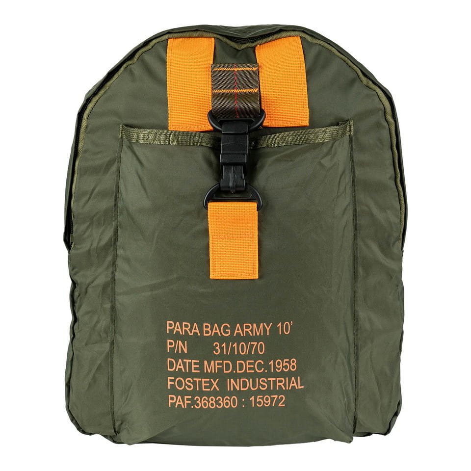 Mochila infantil PARA verde - 37 x 27 x 8 cm