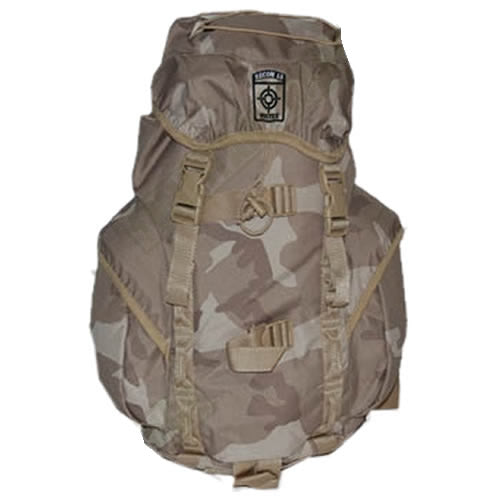 Mochila RECON 35L impermeable camuflaje Jigsaw con tapa y varios bolsillos