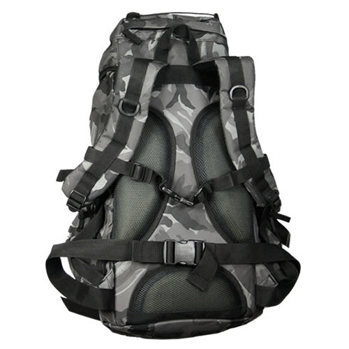 Mochila RECON 35L impermeable camuflaje Jigsaw con tapa y varios bolsillos
