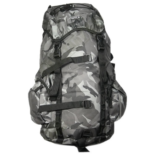 Mochila RECON 35L impermeable camuflaje Jigsaw con tapa y varios bolsillos