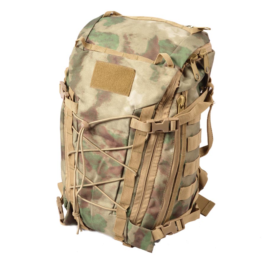 Mochila OUTBREAK COYOTE modular 15 L nylon coyote, accesos laterales y superior, peso 950 g