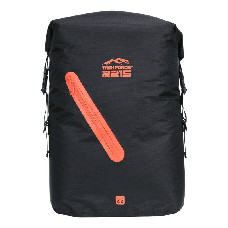Mochila BEAVERTAIL 22 L impermeable negro/gris vista exterior