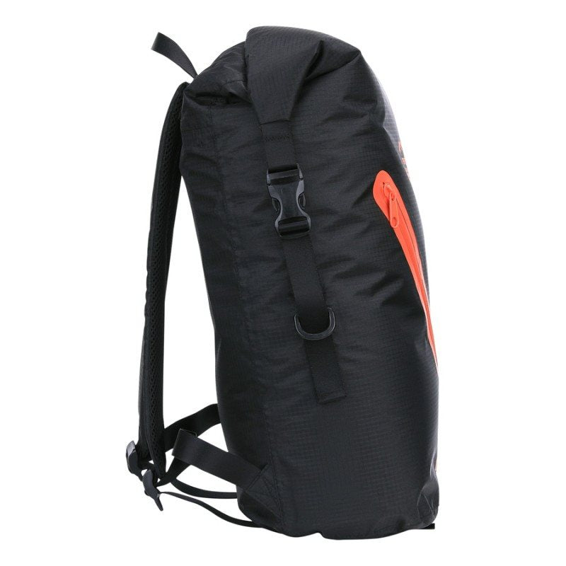 Mochila BEAVERTAIL 22 L impermeable negro/gris vista exterior