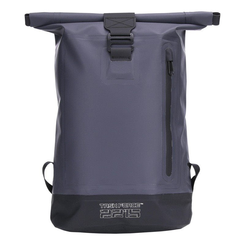 Mochila impermeable URBAN CREEK 18 L verde — PVC resistente y arnés de nylon