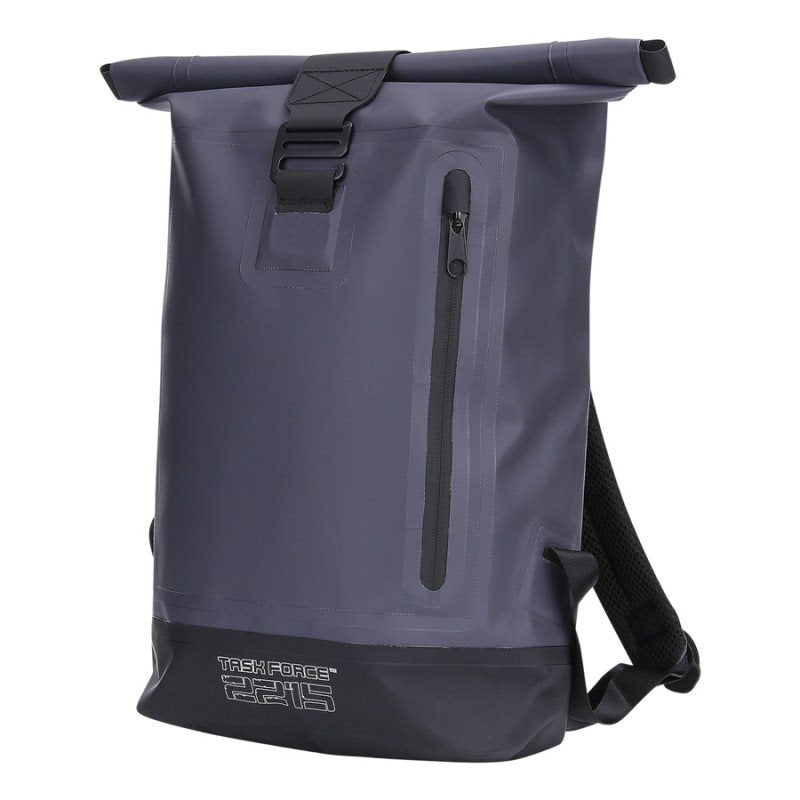 Mochila URBAN CREEK 18 L impermeable verde, cuerpo de PVC y sistema en nylon