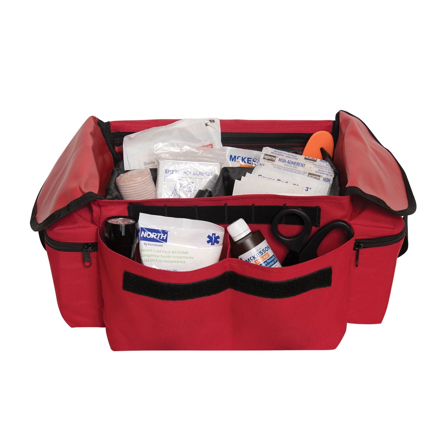 Bolsa médica EMS bandolera en poliéster 1000D para material sanitario (equipo no incluido)