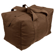 Bolsa Parachute Earth de algodón resistente con cremallera completa y asas reforzadas, 60 x 37,5 x 32,5 cm