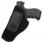 Funda interior de cinturón zurda con clip de acero para pistola (CZ P-09, Glock 17, Walther P99, Beretta 92, HK-USP)