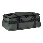 Bolsa de transporte duffle verde 45 litros con correas integradas