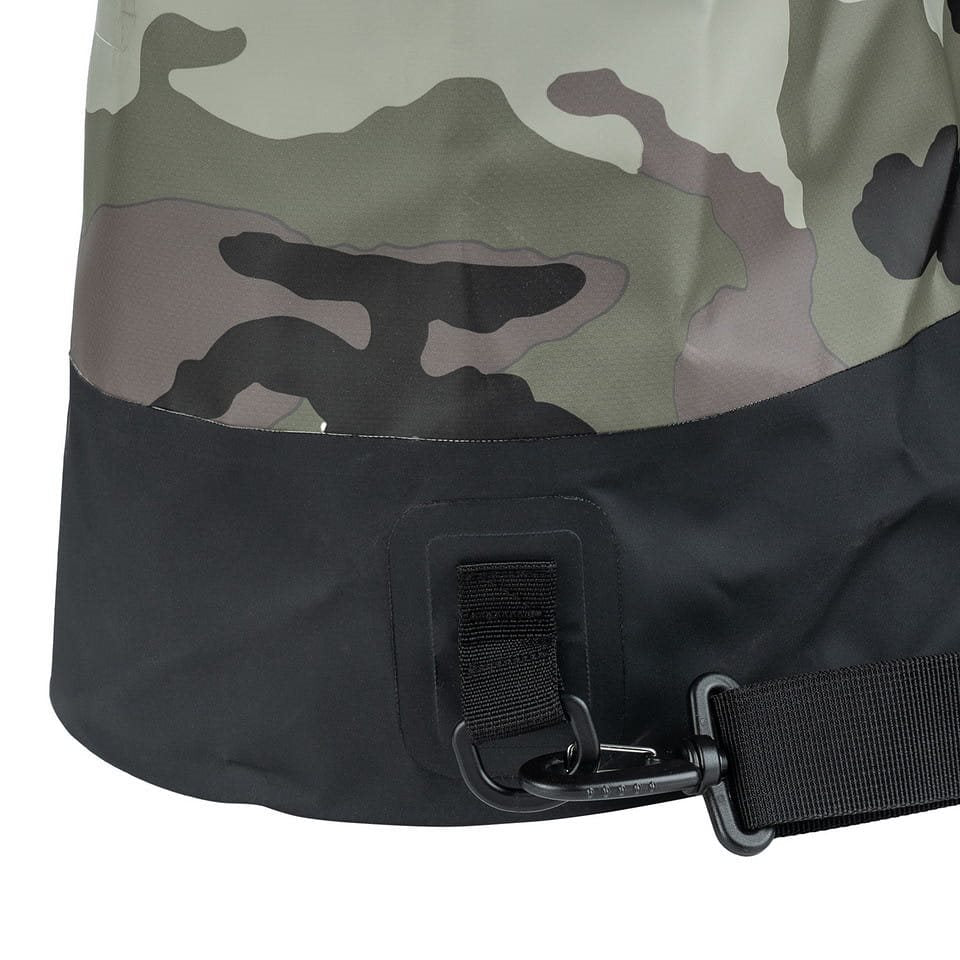 Bolsa estanca MOLLE CAMO en PVC 500D, impermeable, con correa ajustable y desmontable