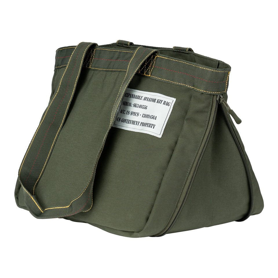 Bolsa AVIATOR expandible con cremallera y bolsillo interior