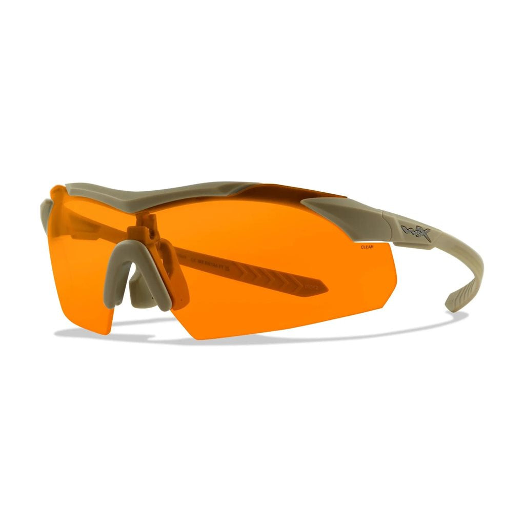 Gafas de tiro WX VAPOR con 3 lentes y montura negra