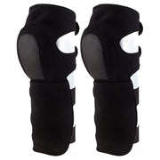 Protectores de rodilla y espinilla en neopreno negro 4 mm con acolchado de espuma, talla única