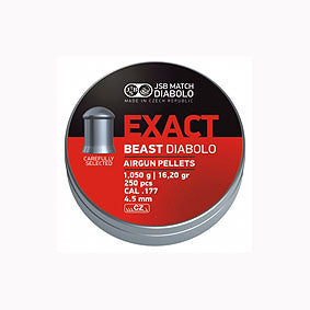 Balines JSB Exact Beast 4,5 mm, 250 unidades, diabolos, munición categoría D