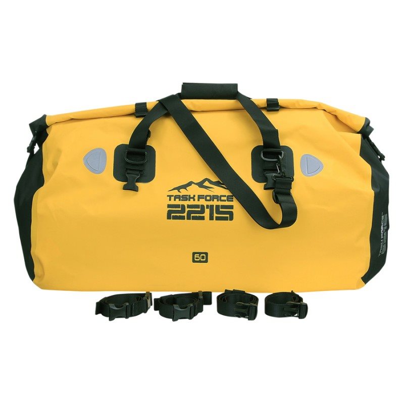 Bolsa impermeable BEAR CREEK 100 L amarilla en PVC, resistente a salpicaduras y cortas inmersiones