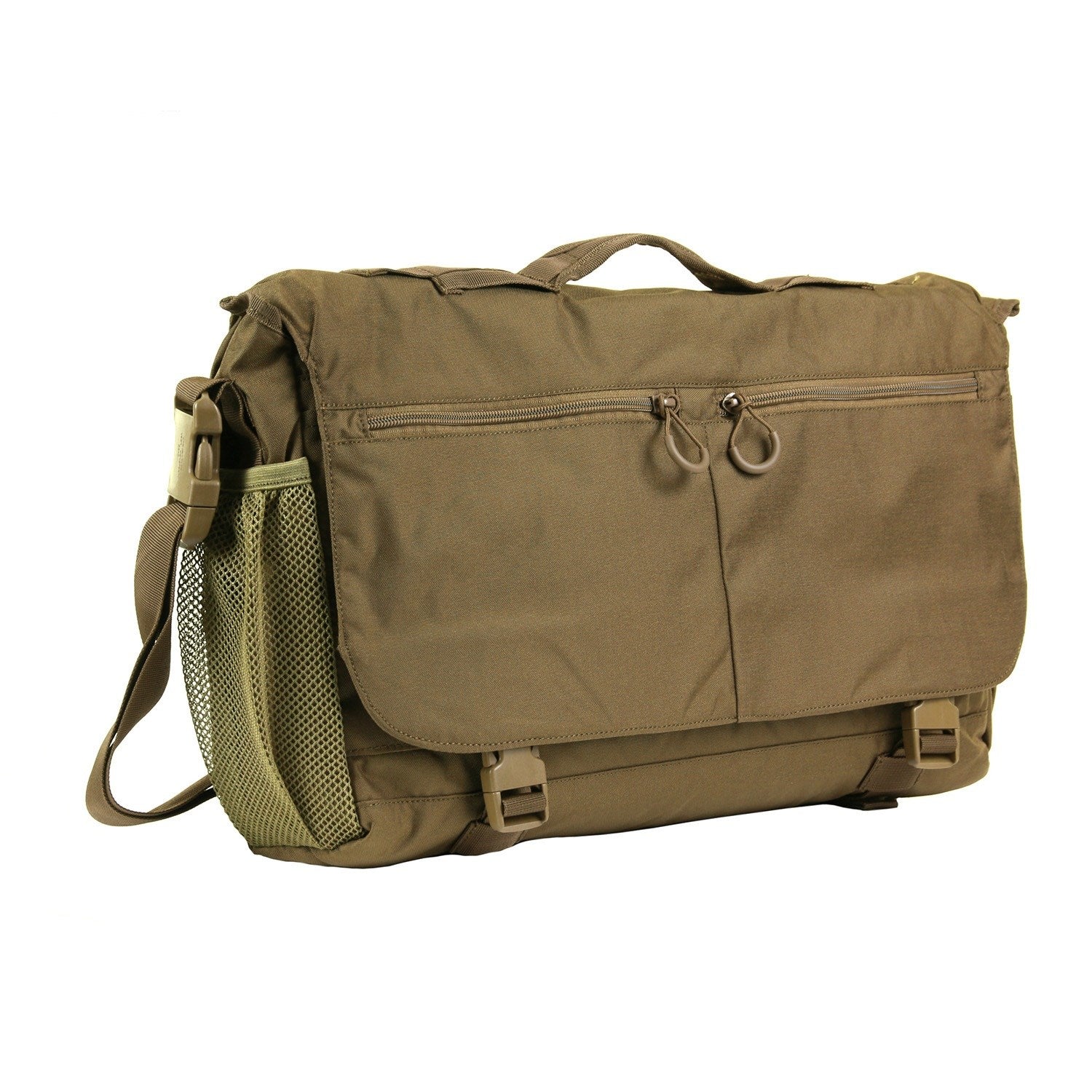 Bolsa de hombro TF Messenger Coyote en Cordura 500D con múltiples bolsillos y funda desmontable para portátil