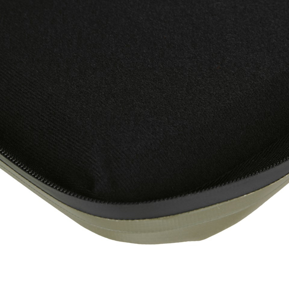 Bolsa impermeable verde para pistola o portátil, interior 390×290 mm, exterior 400×300×50 mm, 100% PVC