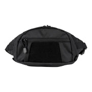 Riñonera HEXAGON FANNY negra con bolsillo de malla y sistema modular para accesorios