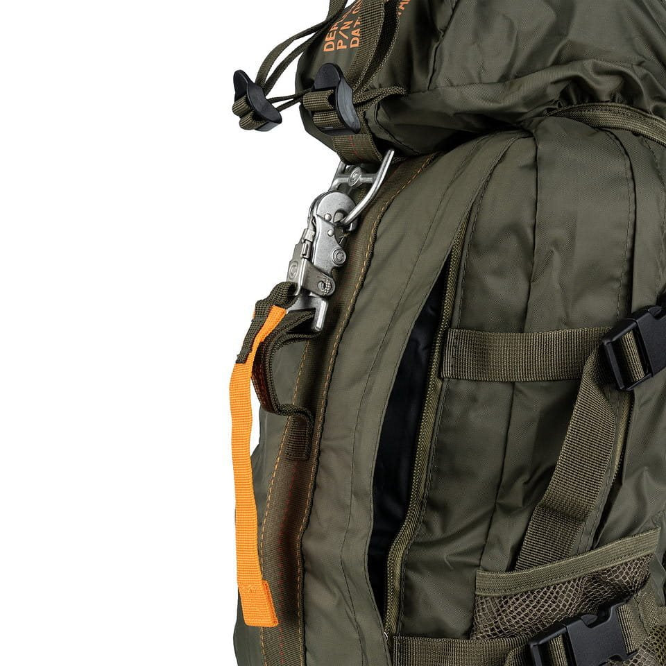 Mochila PARA 8 verde EDC, compacta inspirada en mochilas de paracaidista