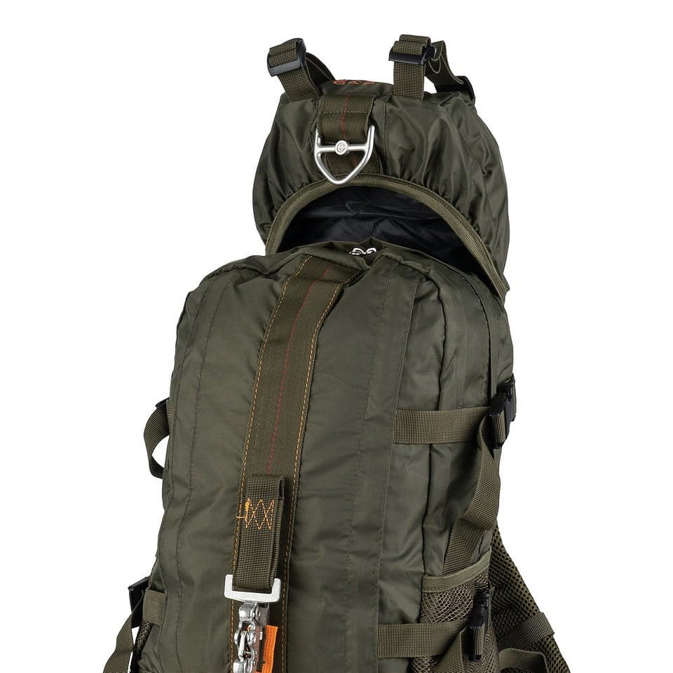 Mochila PARA 8 verde EDC, compacta inspirada en mochilas de paracaidista