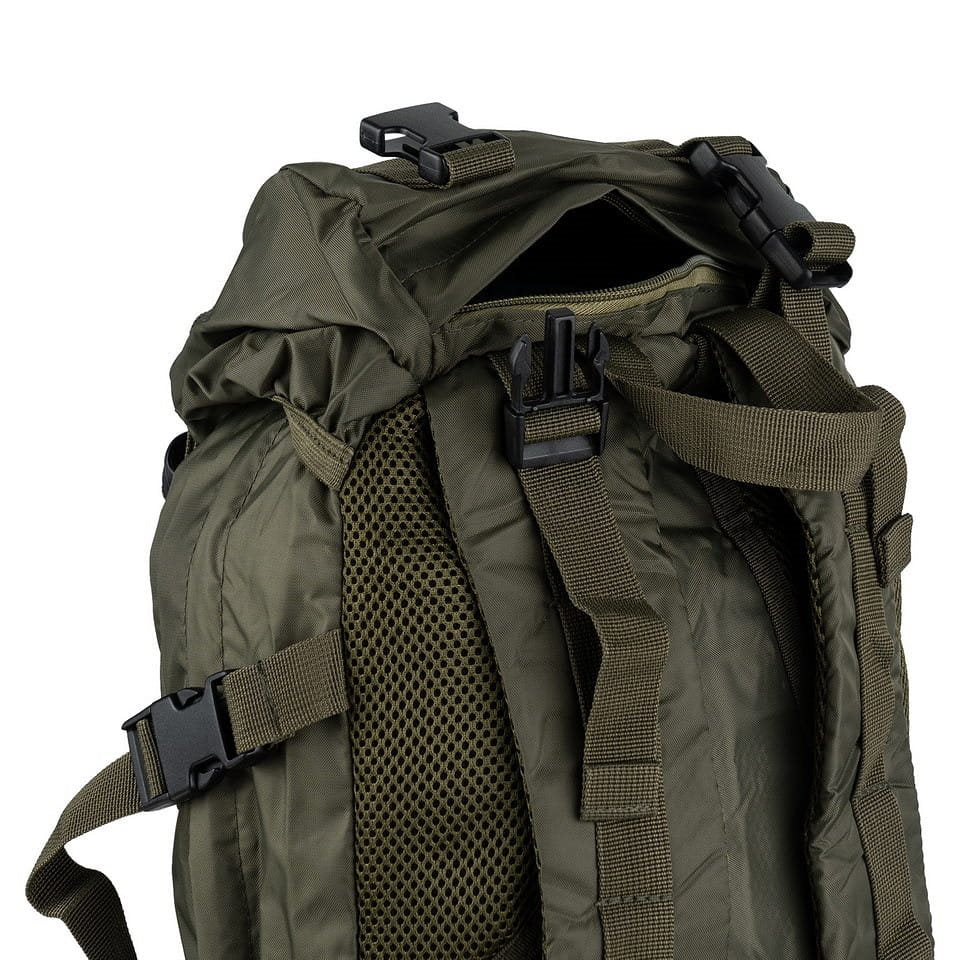 Mochila PARA 8 verde EDC, compacta inspirada en mochilas de paracaidista