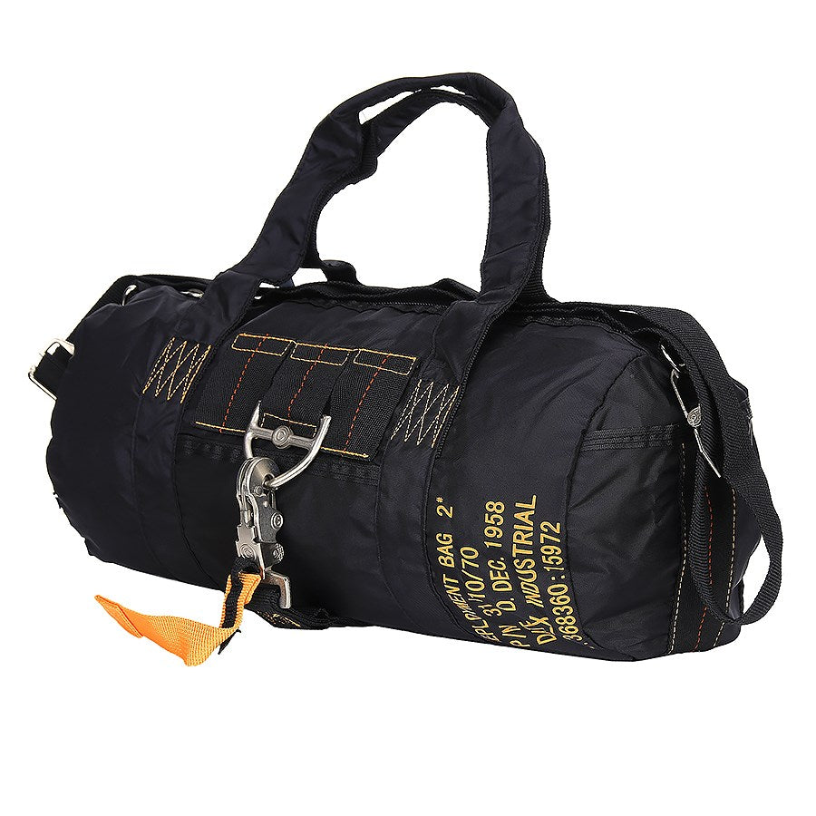 Bolsa PARA 2 negra de nylon, 40 x 20 x 13 cm