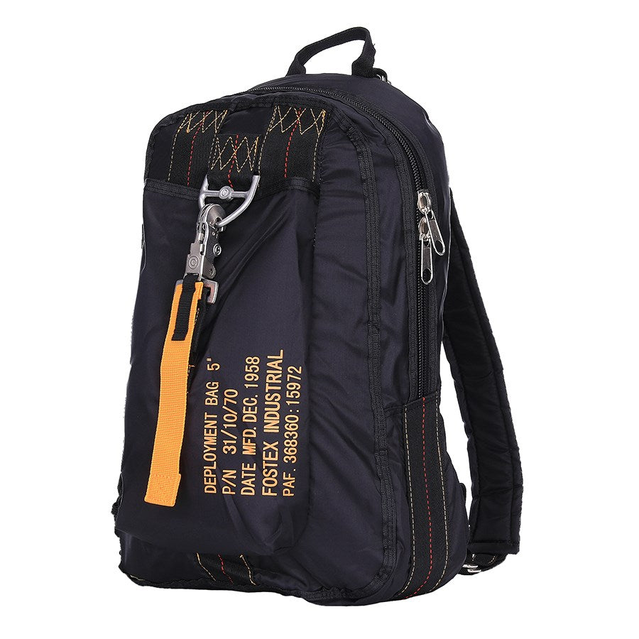 Mochila PARA 5 negra 27 x 15 x 42 cm, 100% nylon