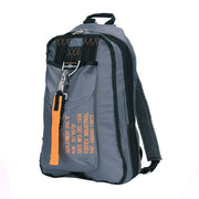 Mochila PARA 5 gris, nylon 100%, 27 x 15 x 42 cm