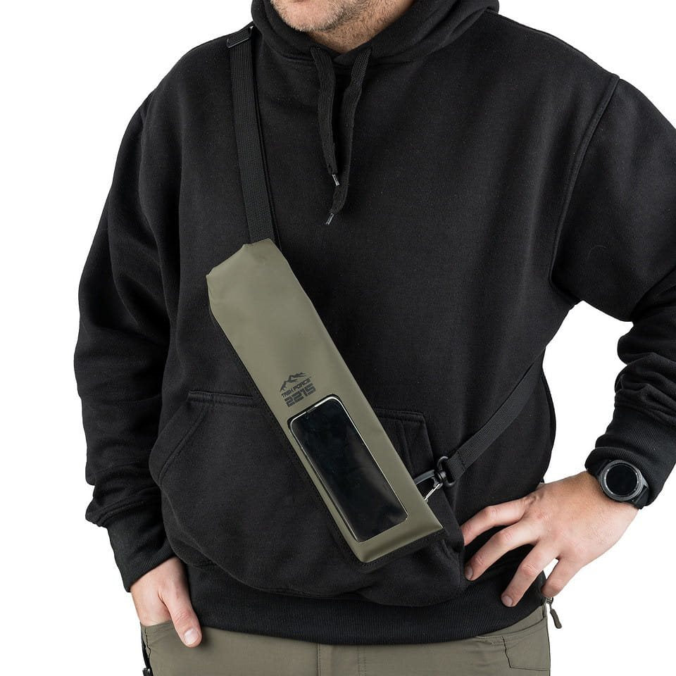 Funda impermeable para teléfono COYOTE con cierre de hebilla y diseño enrollable, protección contra agua, arena y polvo