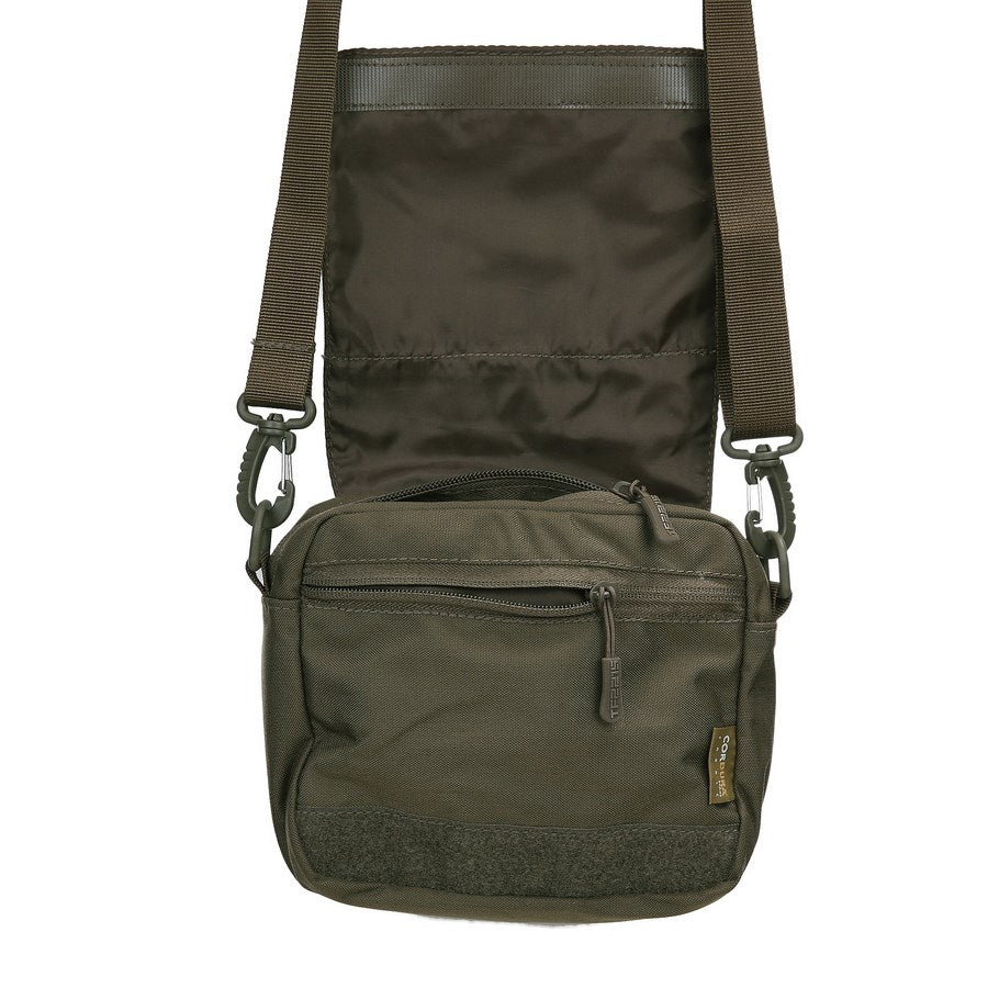 Bolsa bandolera EDC negra TASK FORCE 2215 para móvil, cartera y documentos