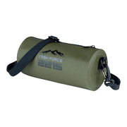 Bolso bandolera cilíndrico impermeable verde 26 × 12 cm